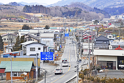 ３１日に避難指示が解除される飯舘村。山あいの村は住民の帰りを待っている