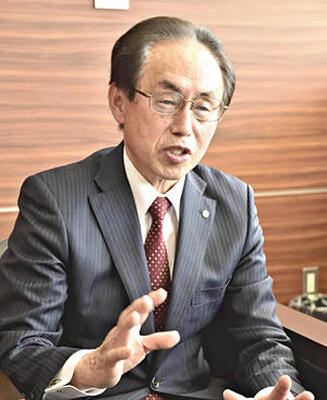「町全体の復興につながる施策を充実させる」と語る藤原町長
