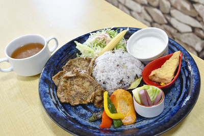 新メニューの「田村をぎゅっと！ごっつぉプレート」