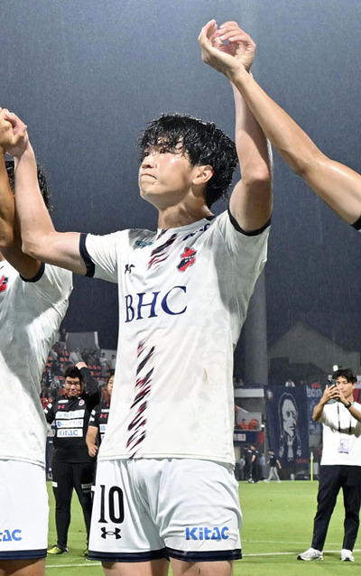 大宮戦が５季半在籍したいわきで戦う最後の試合となったＦＷ谷村選手