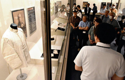 資料が展示されている会場