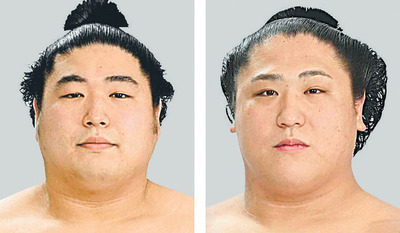 （左から）若元春、若隆景