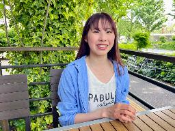 　取材に応じるフィギュアスケート女子の住吉りをん＝１５日、東京都内