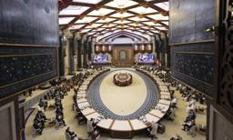 　イラクの首都で開催されたアラブ連盟の首脳会議＝１７日、バグダッド（ＡＰ＝共同）