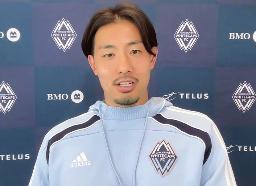 　オンラインで取材に応じるホワイトキャップスのＧＫ高丘陽平＝２２日