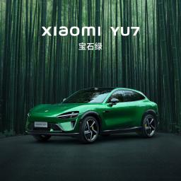 　シャオミが発表した新型ＳＵＶ「ＹＵ７」（同社の「微博（ウェイボ）」公式アカウントから、共同）