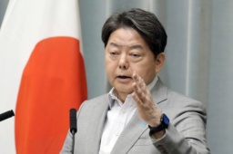 　記者会見する林官房長官＝２９日午前、首相官邸