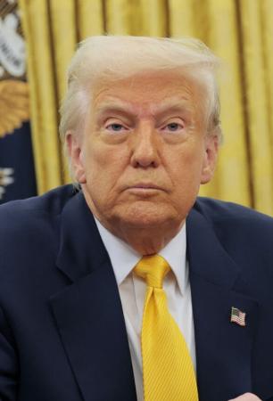 トランプ米大統領(ゲッティ=共同)