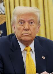 トランプ米大統領(ゲッティ=共同)