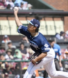 　楽天戦に先発し、７回２失点で１０勝一番乗りを果たした日本ハム・伊藤＝楽天モバイルパーク