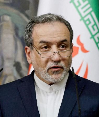 イランのアラグチ外相(ロイター=共同)
