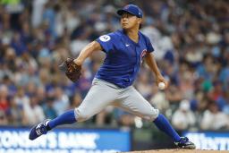 　ブルワーズ戦に先発したカブス・今永。５回を５安打３失点で８勝目を挙げた＝ミルウォーキー（ＡＰ＝共同）