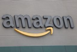 　米アマゾン・コムのロゴ＝２０２３年１２月（ロイター＝共同）