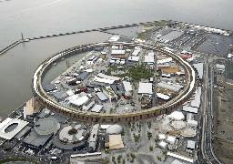 　大阪・関西万博会場の大屋根リング＝５月