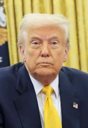 トランプ米大統領(ゲッティ=共同)