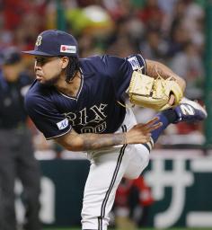 　ソフトバンク戦に先発したオリックスのエスピノーザ＝みずほペイペイドーム