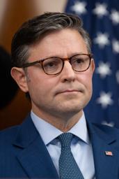 　米共和党のジョンソン下院議長＝１６日、ワシントン（ゲッティ＝共同）