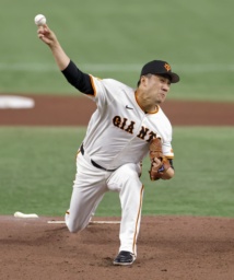 　中日戦に先発した巨人・田中将＝東京ドーム