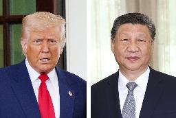 　トランプ米大統領（ロイター＝共同）、中国の習近平国家主席（新華社＝共同）