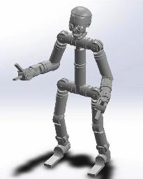 　純国産人型ロボットの試作機のイメージ（テムザック提供）