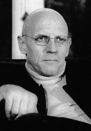 　ミシェル・フーコー＝著書出版の宣伝用ポスター（ガリマール社）から