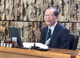 　記者会見するＮＨＫの稲葉延雄会長＝１６日午後、東京都渋谷区