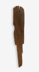 　滋賀県守山市の阿比留遺跡で出土した盾形木製品