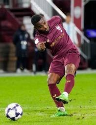 　神戸―蔚山　後半、先制ゴールを決める神戸・ジェアンパトリッキ＝ノエスタ