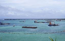 　沖縄県名護市辺野古の大浦湾側