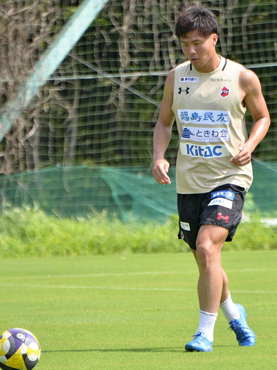 「しっかり準備したい」と話す山田＝Ｊヴィレッジスタジアム