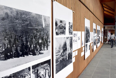 昭和時代の金山町の様子を振り返る写真展