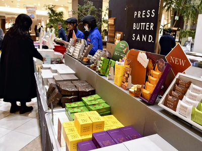 人気のスイーツが並ぶ会場