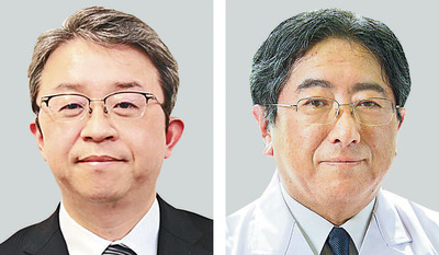 （左から）鈴木弘行氏、挟間章博氏