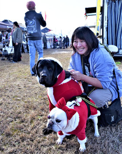 愛犬家が集う会場の様子