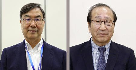　坂口志文さん（左）、北川進さん