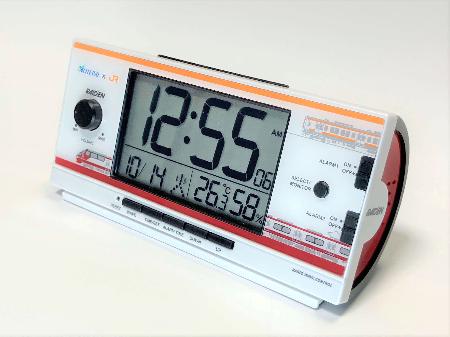 　ＪＲ東海と名古屋鉄道のグループ会社がコラボした目覚まし時計の名鉄バージョン（ＪＲ東海提供）