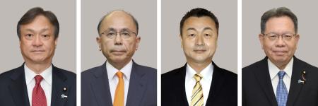 　（左から）堀井巌氏、根本幸典氏、佐々木紀氏、酒井庸行氏