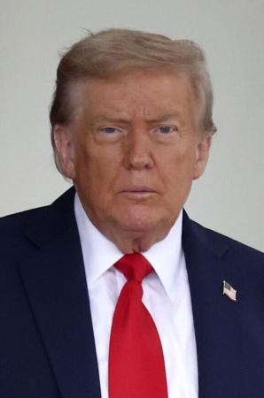 トランプ米大統領(ゲッティ=共同)