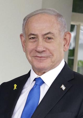 イスラエルのネタニヤフ首相(ゲッティ=共同)
